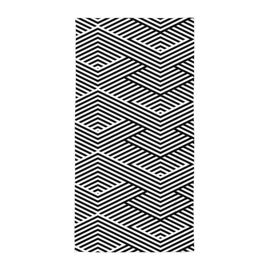 Serviette de Bain en Coton – Serviette de plage - Douce, Absorbante et Compacte - Voyage, Sport, Piscine surf - Design Minimaliste Graphique