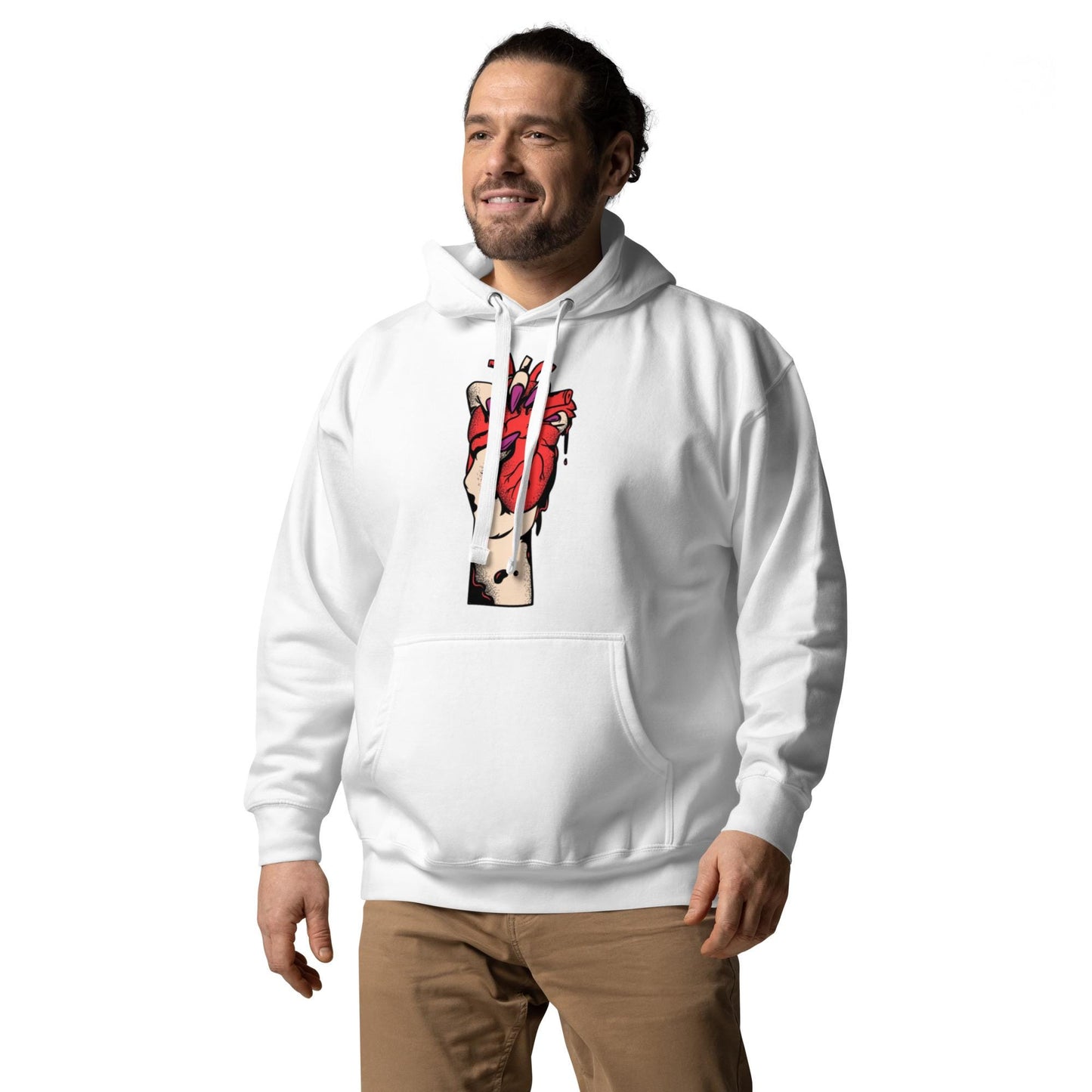 Sweat à Capuche Minimaliste pour Homme 100% Coton avec motif imprimé - Personnalisable - Sweat-shirt, Hoodie casual, doux et confortable