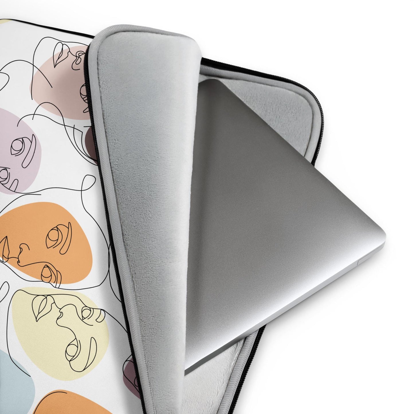 Housse Pour Ordinateur Portable Minimaliste - Sacoche de Protection Étanche et Légère - Bureau, Voyage, cadeau, anniversaire, noël, travail