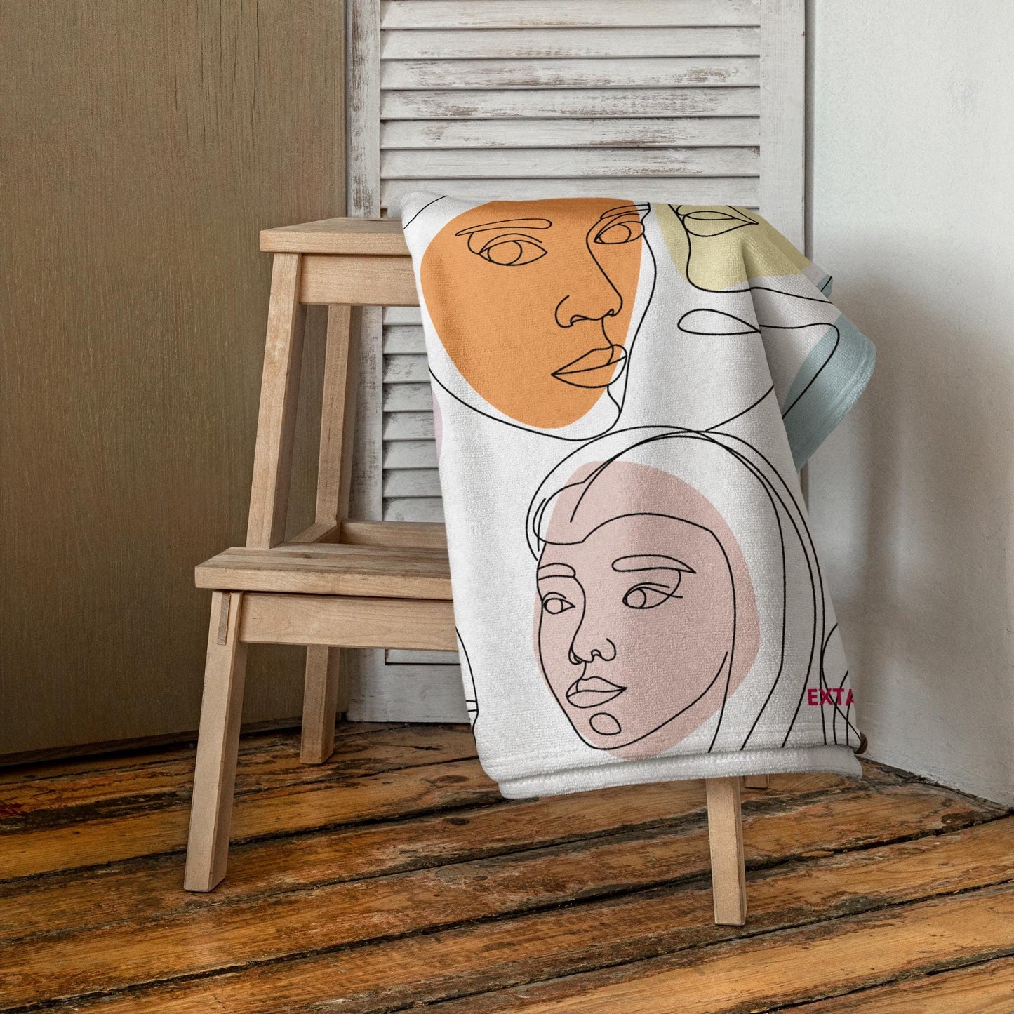 Serviette de Bain en Coton – Serviette de plage - Douce, Absorbante et Compacte - Voyage, Sport, Piscine surf - cadeau, anniversaire, noël