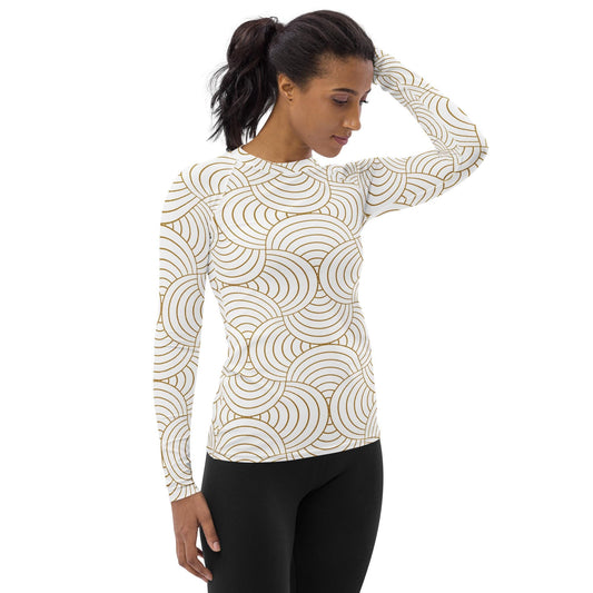Rash Guard pour Femme – T-shirt de Compression Anti-UV, Séchage Rapide, Sport, Natation, Fitness, Surf, gymnastique, cadeau d'anniversaire
