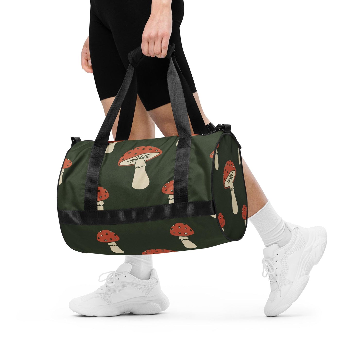 Sac de sport - Sac de Voyage – Léger, Résistant et Spacieux, Idéal pour Gym, Weekends ou Voyages - cadeau - Design Minimaliste Champignons