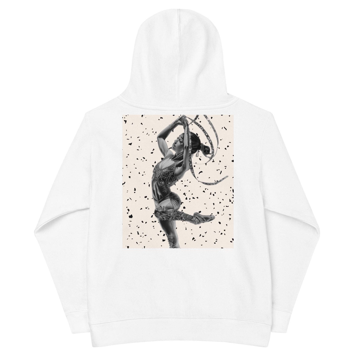 Sweat à Capuche pour Petite Fille en Coton mélangé avec Motif Imprimé - Pull chaud et doux pour enfant, hoodie mignon hiver cocooning cadeau