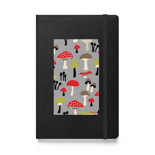 Carnet Journal à Couverture Rigide avec illustration Champignons - Notebook pour écriture dessin organisation, papeterie créative - cadeau