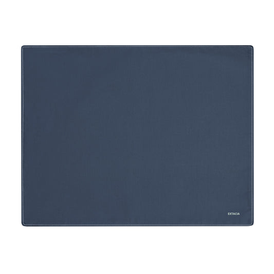 extaciafrance.com - extacia - Set de table en coton – Bleu Cello – Élégant, résistant et conçu pour la décoration de table