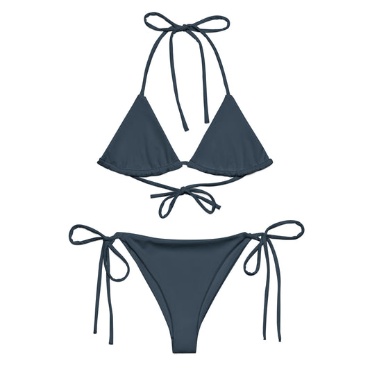 extaciafrance - extacia - Bikini deux pièces, recyclé pour femme – Bleu Arapawa – Eco-responsable, confortable séchage rapide