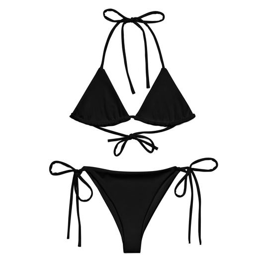 extaciafrance - extacia - Bikini deux pièces, recyclé pour femme – Noir – Eco-responsable, confortable séchage rapide