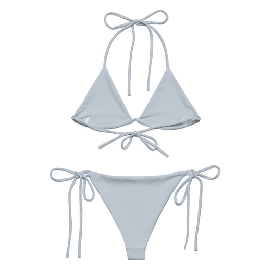 extaciafrance - extacia - Bikini deux pièces, recyclé pour femme – gris argent – Eco-responsable, confortable séchage rapide 1