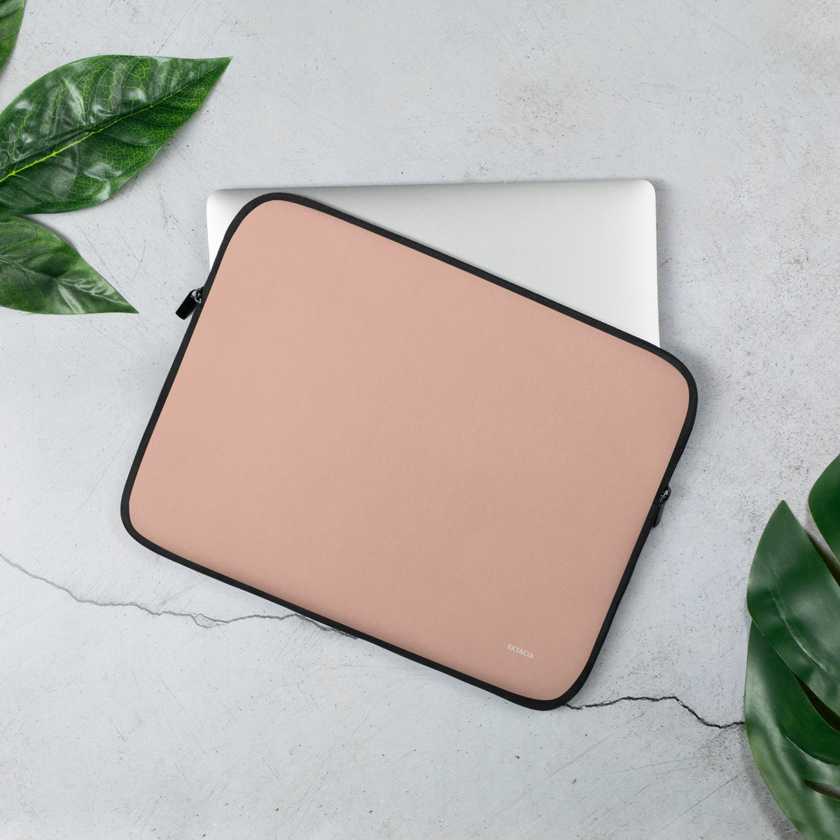 extaciafrance - extacia - Housse pour ordinateur portable – ROSE SAUMON – Etanche & ultra-légère pour bureau et voyage 