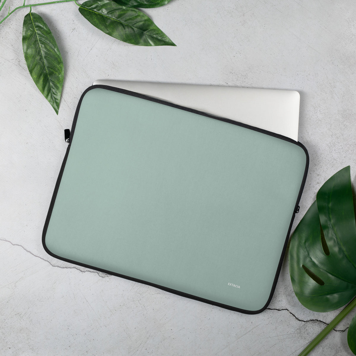 extaciafrance - extacia - Housse pour ordinateur portable – vert menthe – Etanche & ultra-légère pour bureau et voyage 
