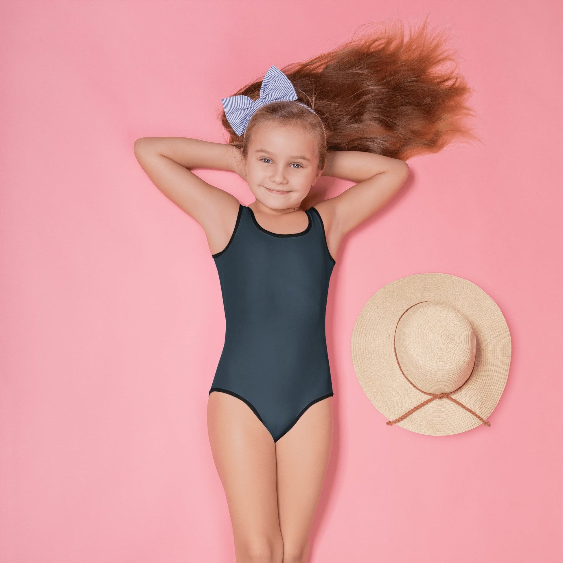 extaciafrance - extacia - Maillot de bain 1 pièce pour petite fille – BLEU ARAPAWA  – Confort, maintien & séchage rapide  1