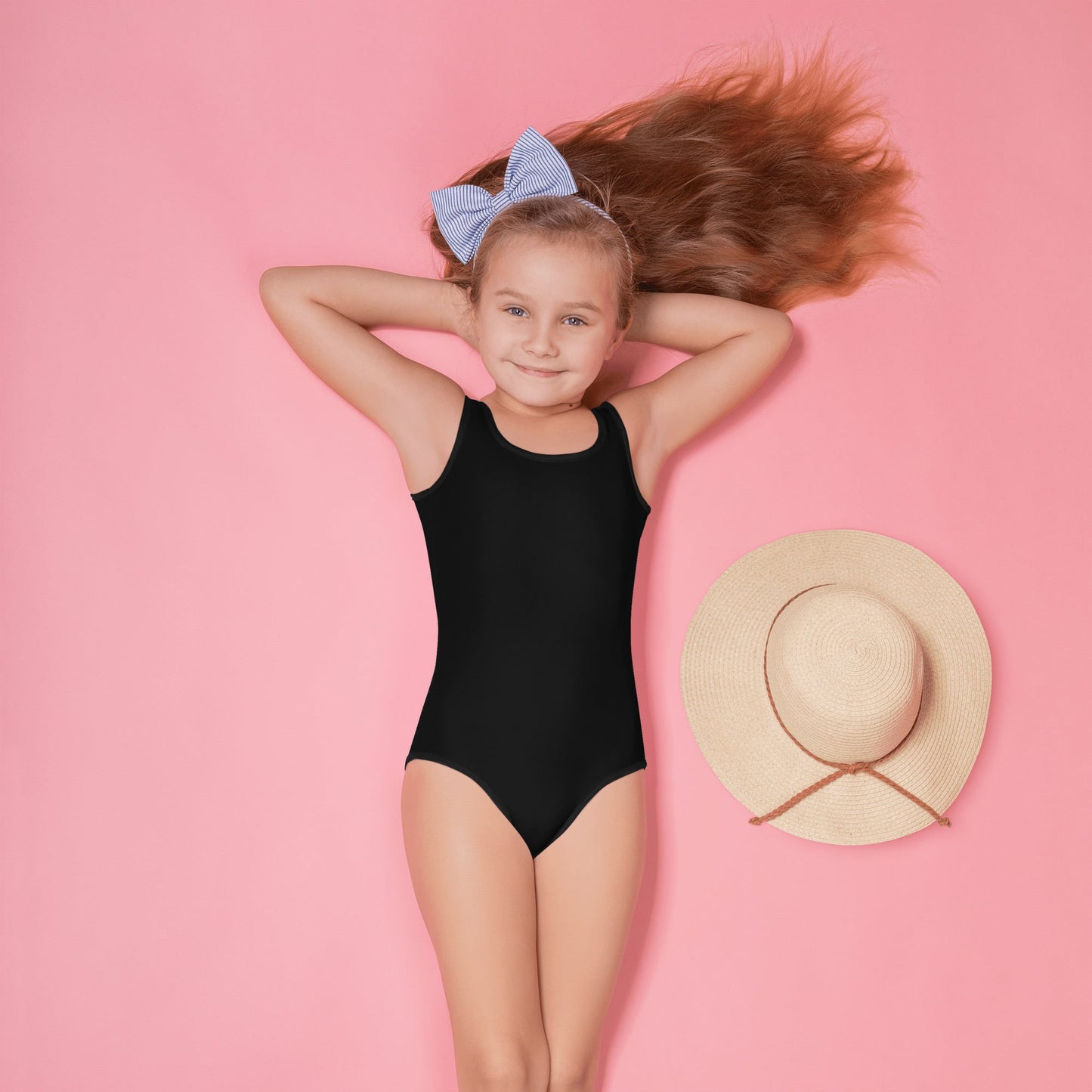 extaciafrance - extacia - Maillot de bain 1 pièce pour petite fille – NOIR  – Confort, maintien & séchage rapide  1