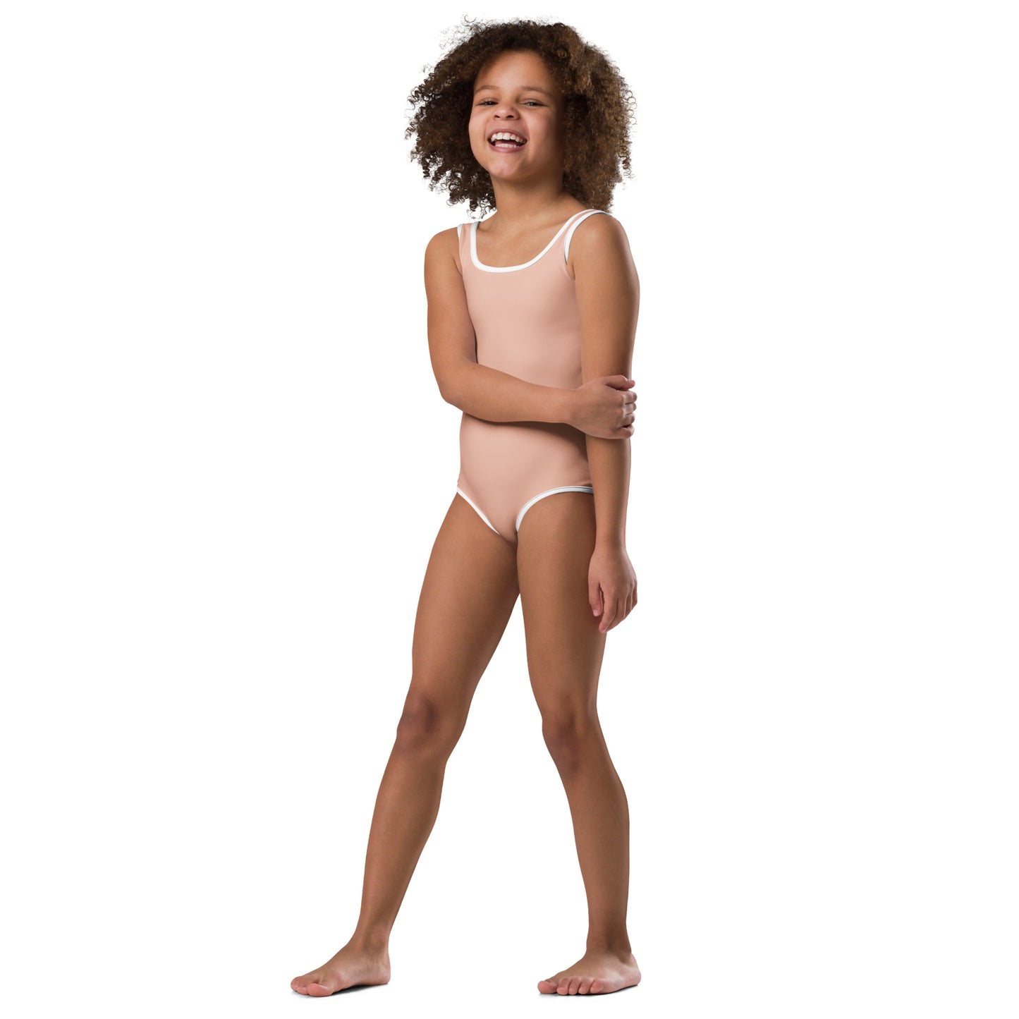 extaciafrance - extacia - Maillot de bain 1 pièce pour petite fille – Rose Saumon – Confort, maintien & séchage rapide  4