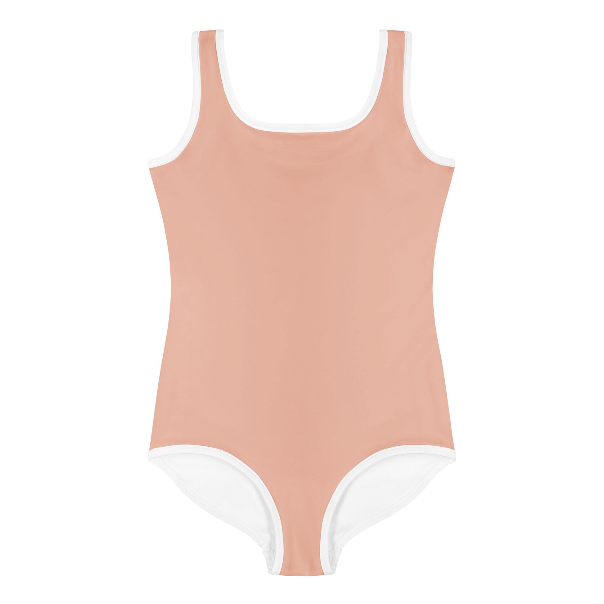 extaciafrance - extacia - Maillot de bain 1 pièce pour petite fille – Rose Saumon – Confort, maintien & séchage rapide  DE FACE MOCKUP
