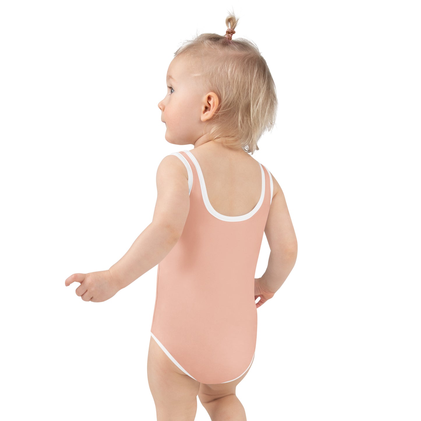 extaciafrance - extacia - Maillot de bain 1 pièce pour petite fille – Rose Saumon – Confort, maintien & séchage rapide  SUR BEBE  DE DOS