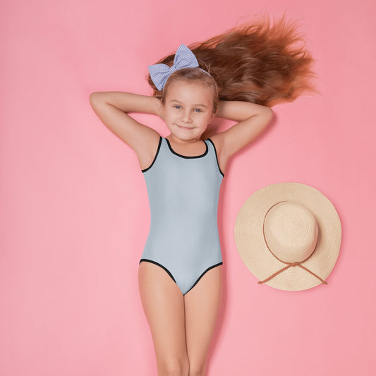 extaciafrance - extacia - Maillot de bain 1 pièce pour petite fille – gris argent  – Confort, maintien & séchage rapide  1