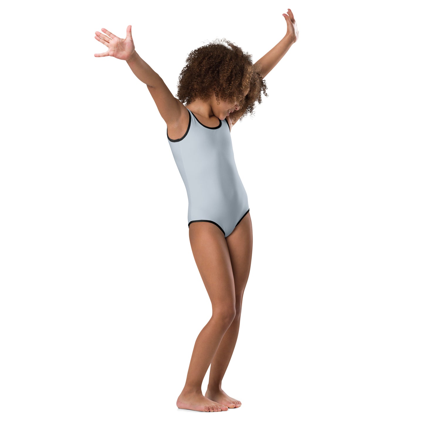 extaciafrance - extacia - Maillot de bain 1 pièce pour petite fille – gris argent  – Confort, maintien & séchage rapide  8
