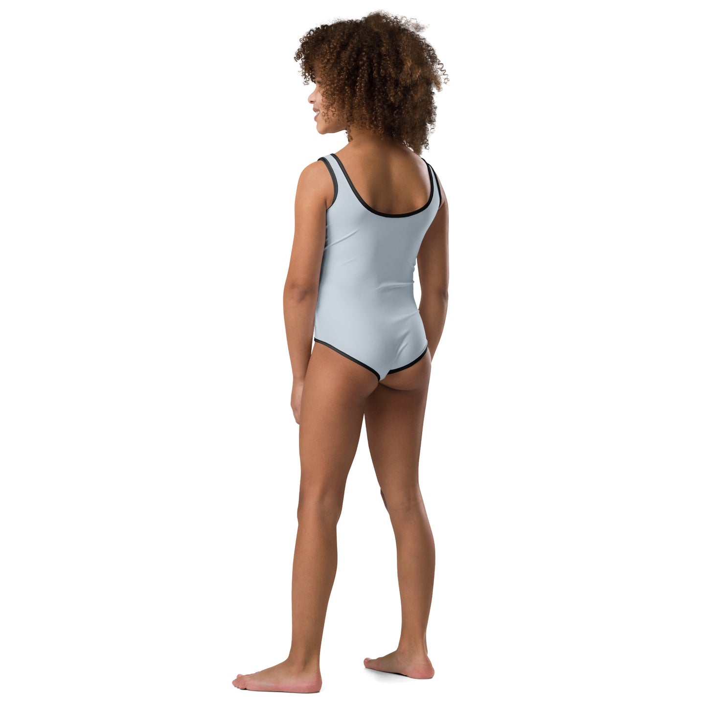 extaciafrance - extacia - Maillot de bain 1 pièce pour petite fille – gris argent  – Confort, maintien & séchage rapide  9