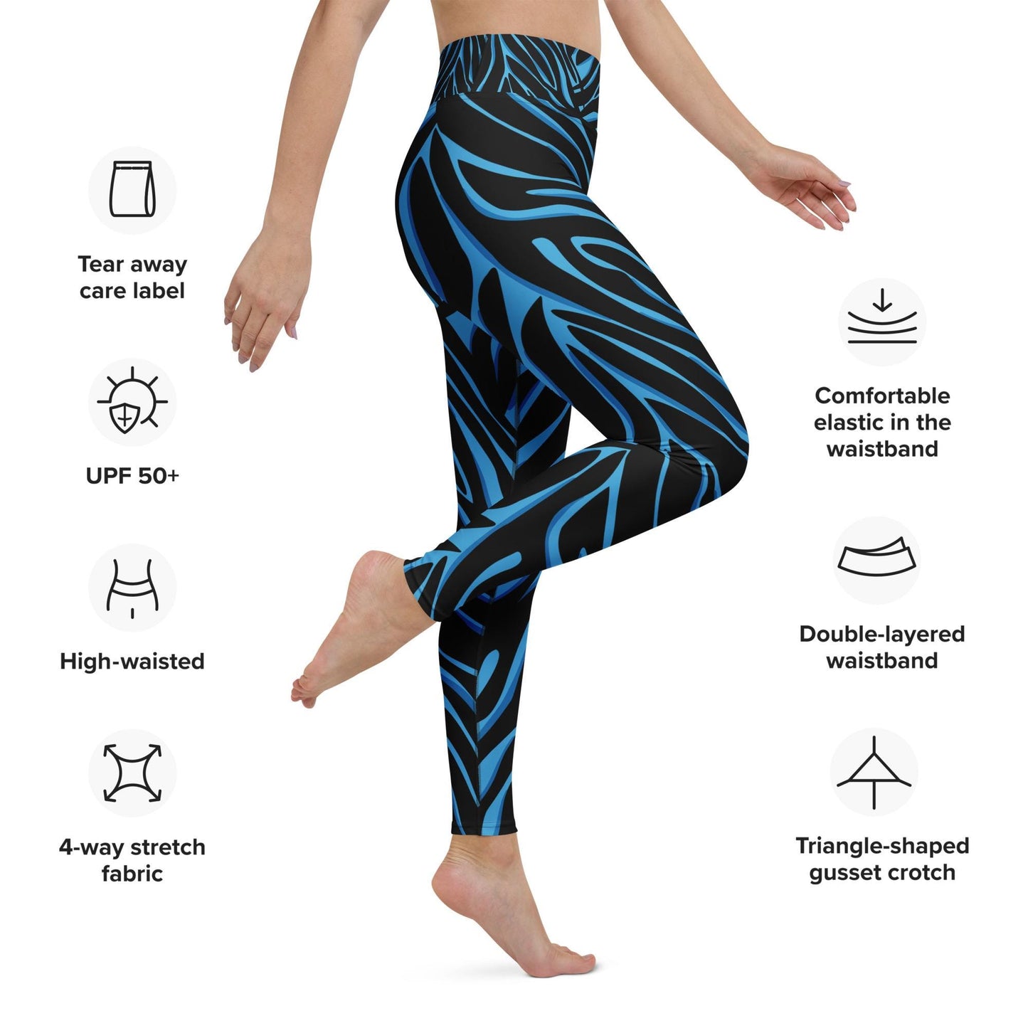 Legging de Yoga pour Femme – Legging Sport, Fitness - Pantalon Stretch, Confortable, Séchage Rapide - Méditation, Cadeau, Gymnastique