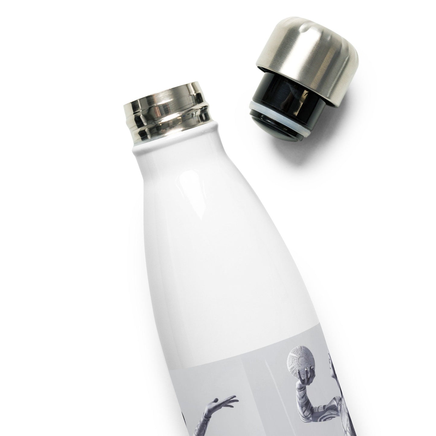 Bouteille en Inox - Gourde Étanche Isotherme en Acier Inoxydable – Design Danseuse Gymnaste - Durable – Bureau, Sport, Camping Randonnée