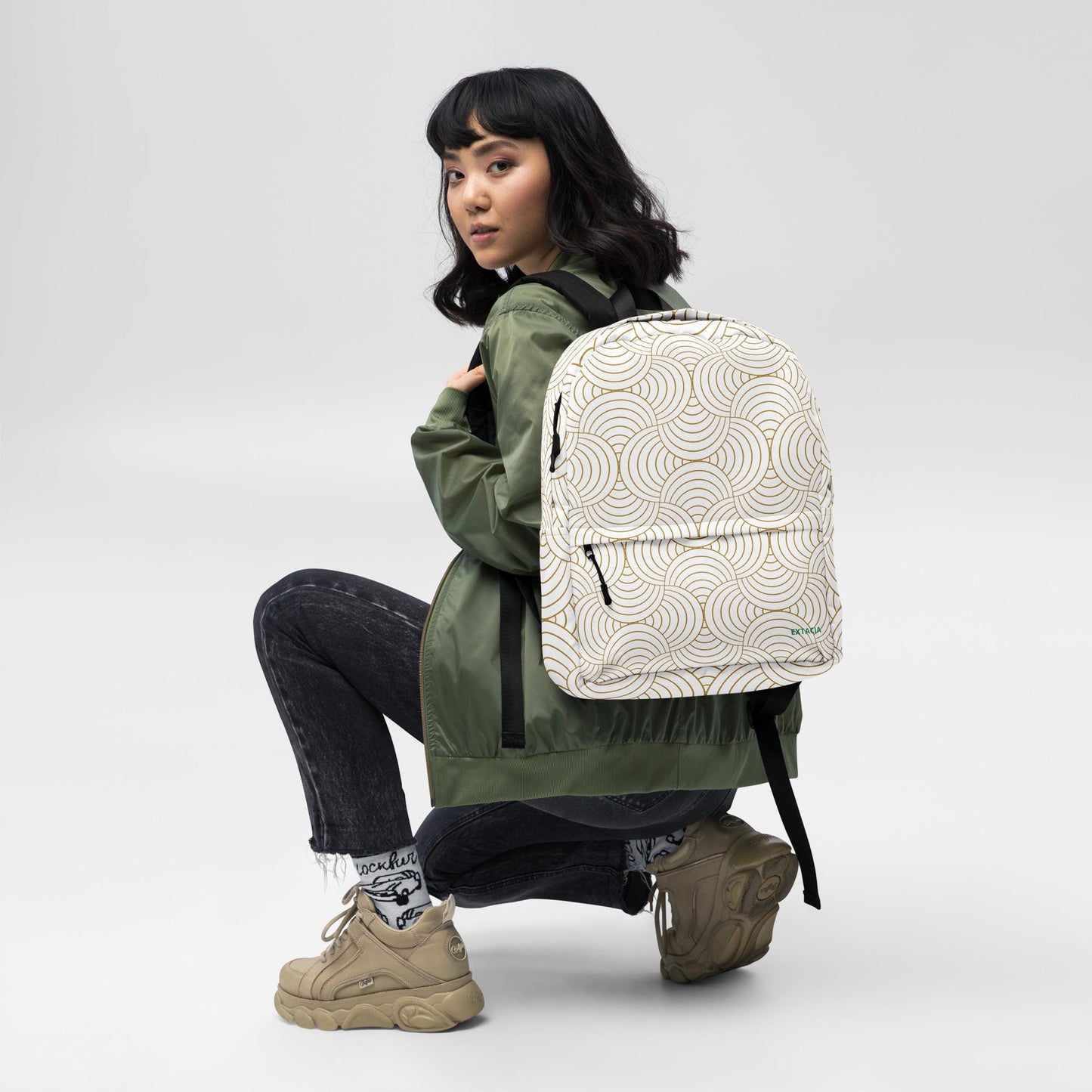 Sac à dos - Léger, Spacieux et Résistant - design minimaliste - pour Voyages, Études, Sport, Ordinateur, Gym, cadeau, anniversaire, école