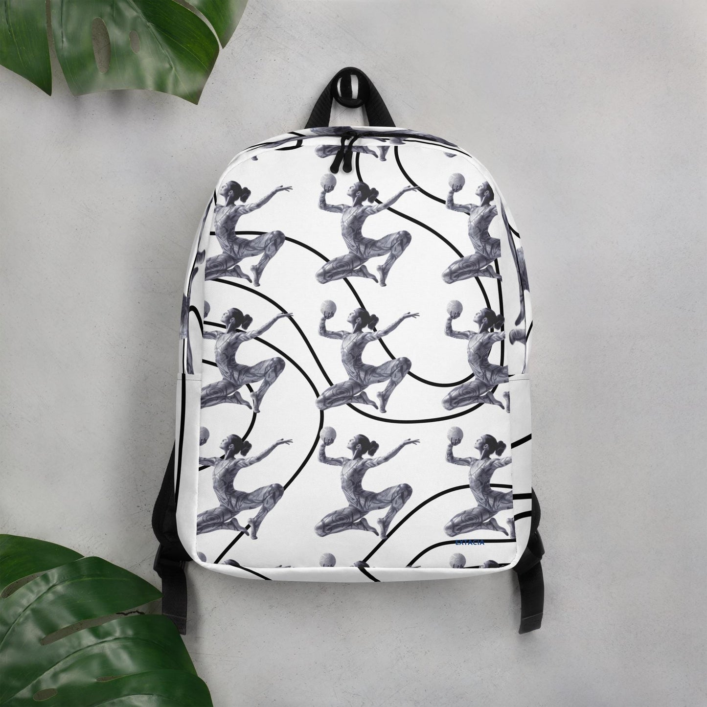Sac à dos minimaliste - Léger, Spacieux et Résistant - Voyages, École, Sport, Ordinateur, Gym, cadeau design thème Gymnaste, danseuse