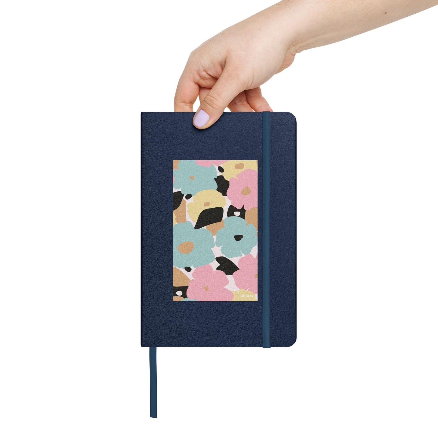 Carnet Journal à Couverture Rigide avec illustration Fleuri - Notebook pour écriture dessin organisation, papeterie créative - cadeau