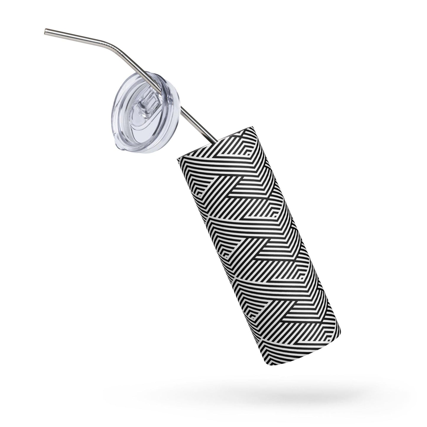 Mug isotherme inox - Design Graphique - Gobelet Acier Inoxydable – Mug de Voyage Durable, Étanche, Élégant - Boisson Chaude et Froide, Café