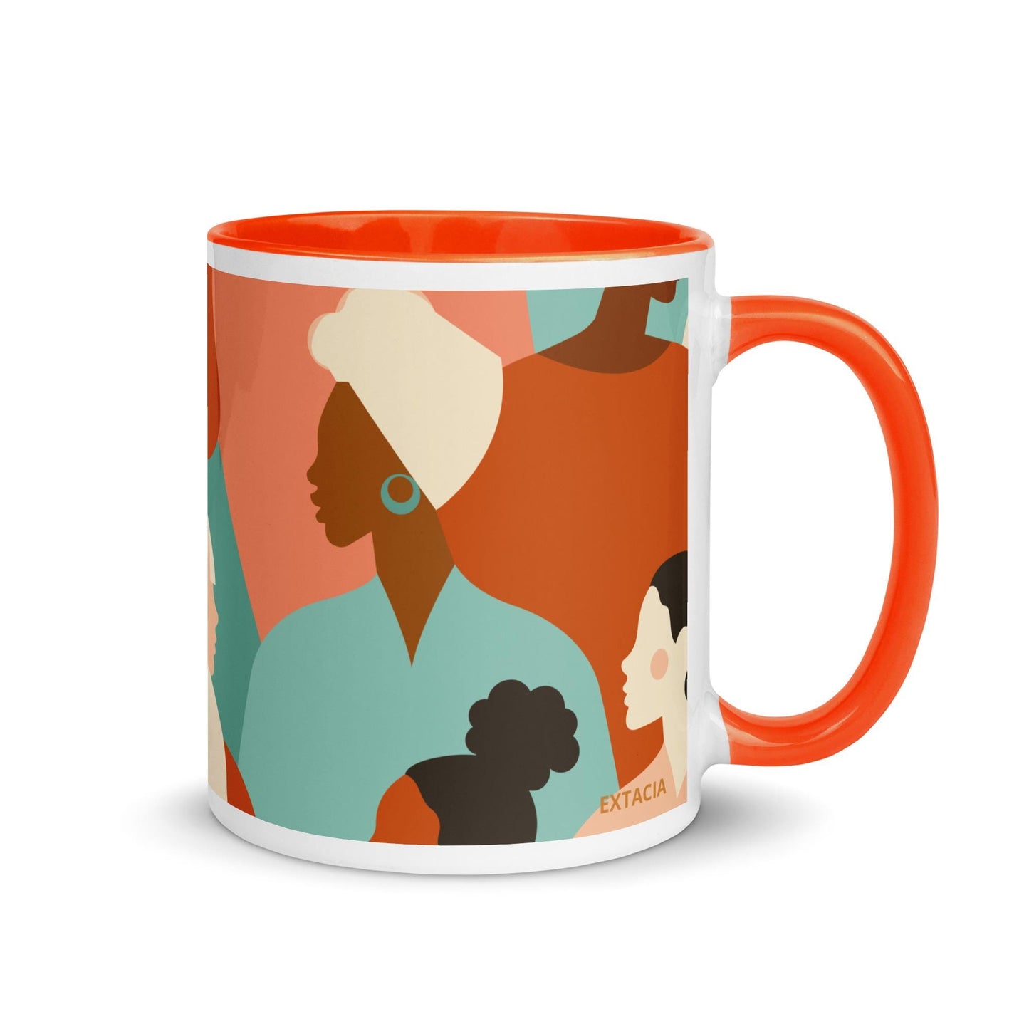 Mug à Intérieur Coloré – Tasse en Céramique Élégante, Idéale pour Café, Thé ou Chocolat Chaud - cuisine, cadeau, Noël, anniversaire, bureau