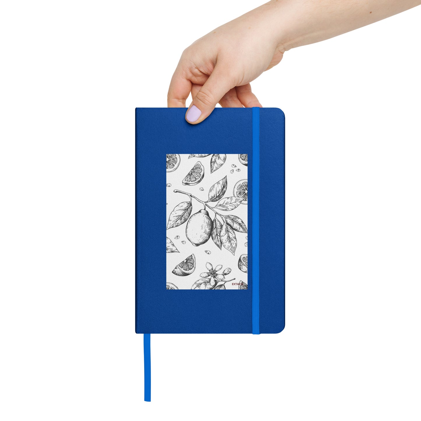 Carnet de notes à couverture rigide – Citronnier – A5, Papier épais, reliure durable