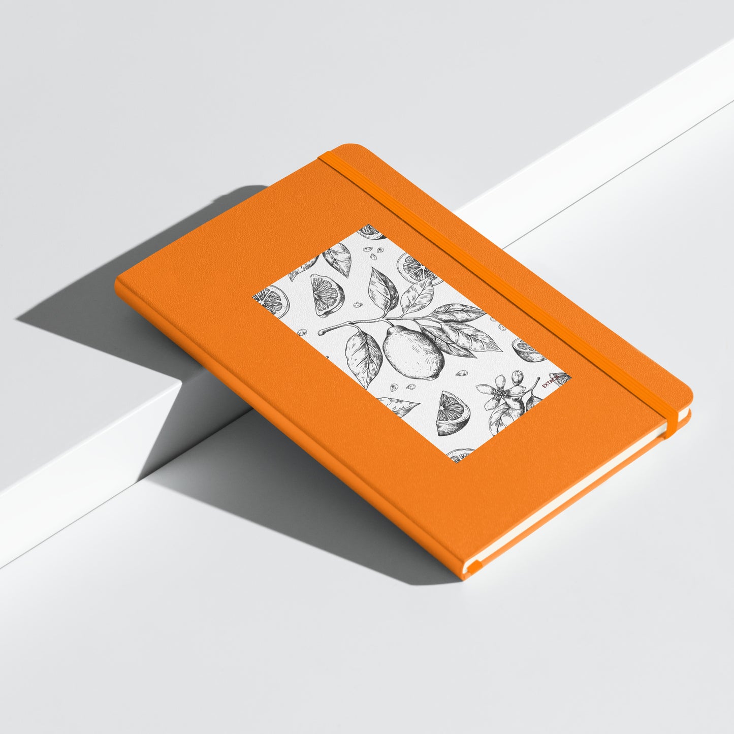 Carnet de notes à couverture rigide – Citronnier – A5, Papier épais, reliure durable