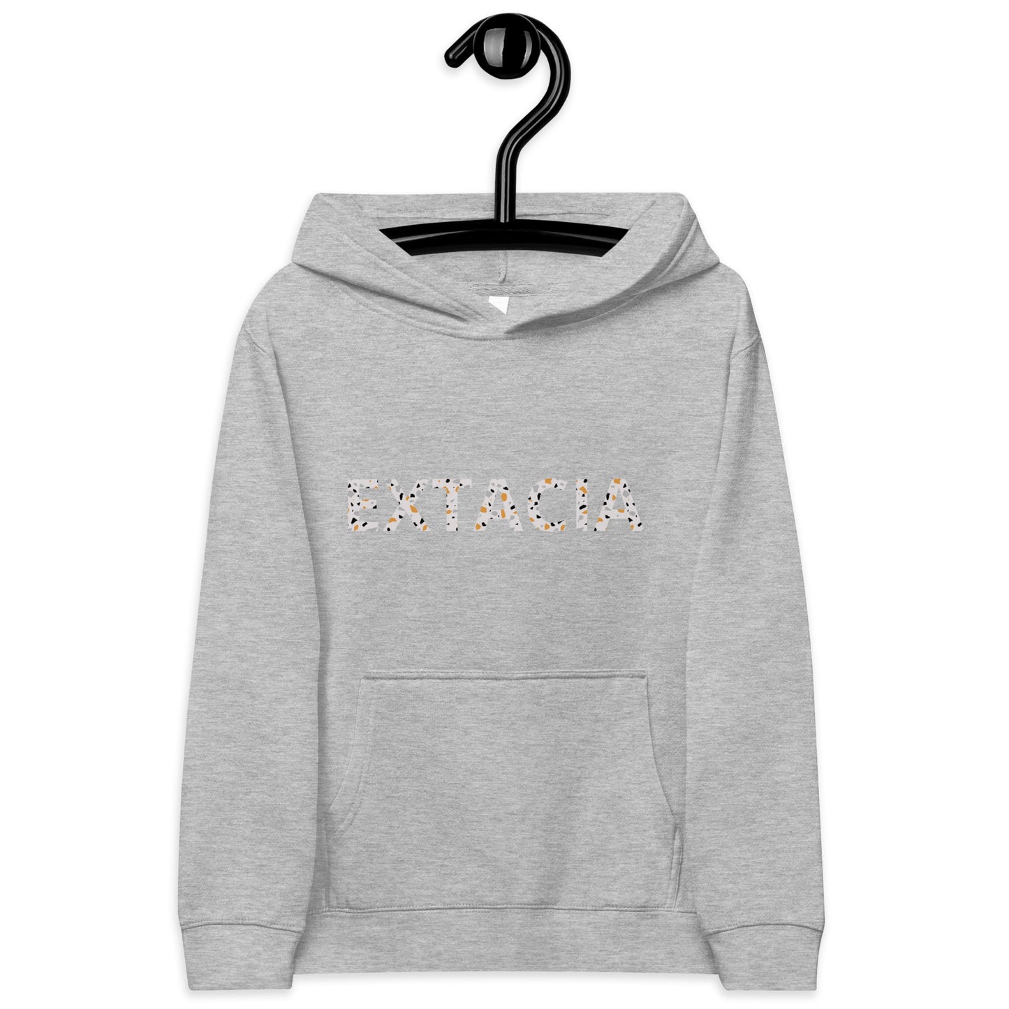 Sweat à capuche pour petite fille & ado – Granite – Coton-mélange, pull chaud & doux – Motif Gymnaste Danseuse