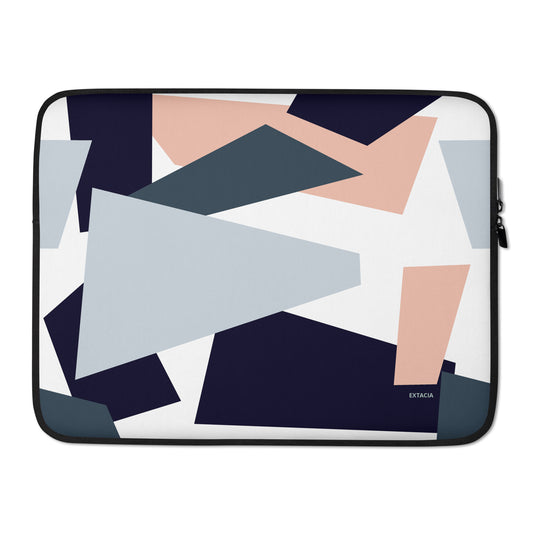 Housse pour ordinateur portable – Géométrie & Couleurs – Etanche & ultra-légère pour bureau et voyage – Graphique