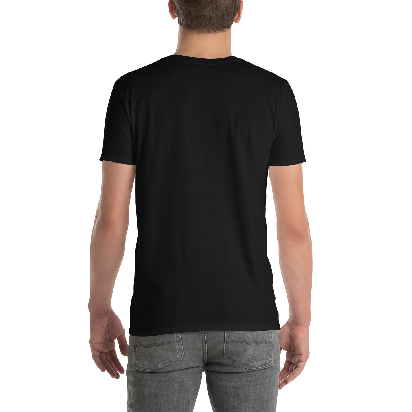 T-shirt pour homme à col rond, manches courtes – 100% coton, motif imprimé – Ballon Américain