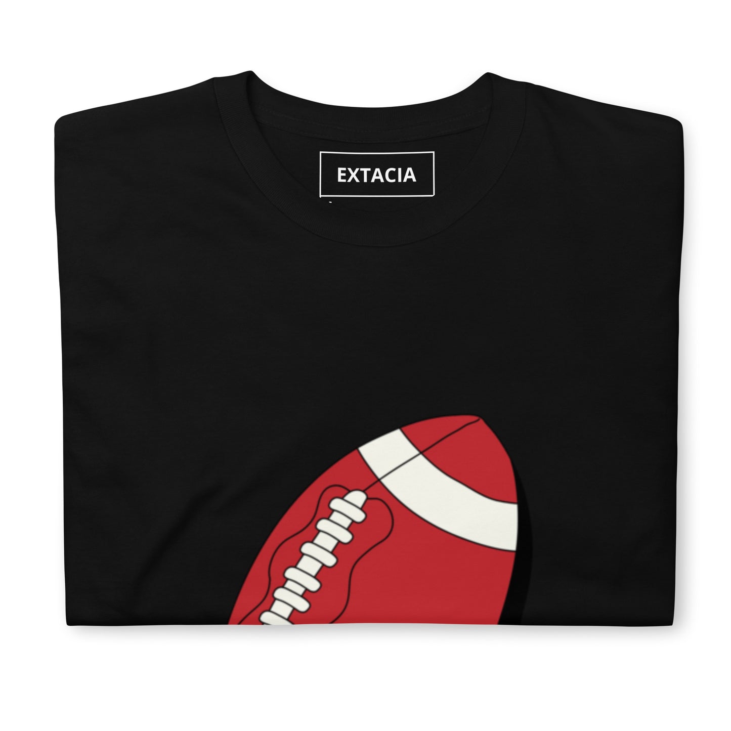 T-shirt pour homme à col rond, manches courtes – 100% coton, motif imprimé – Ballon Américain