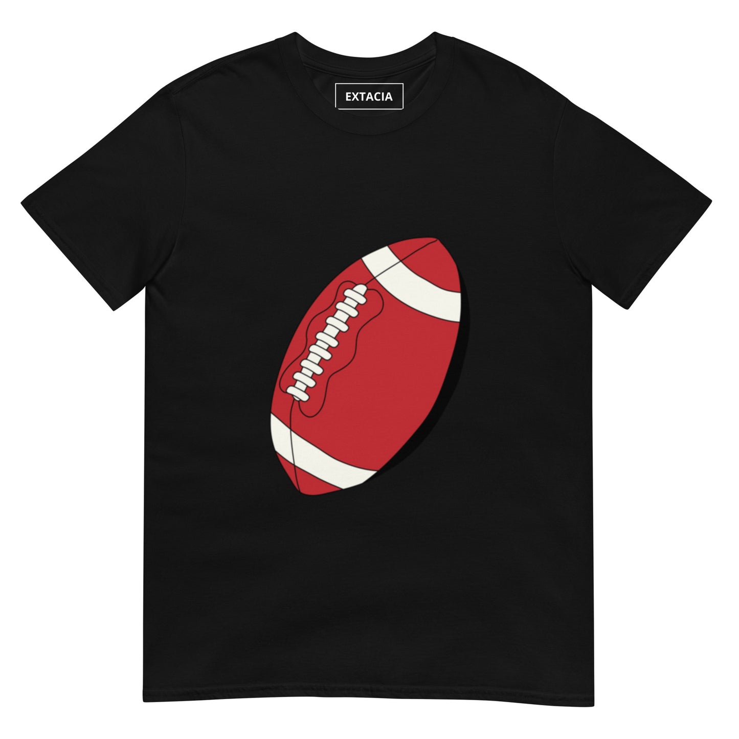 T-shirt pour homme à col rond, manches courtes – 100% coton, motif imprimé – Ballon Américain