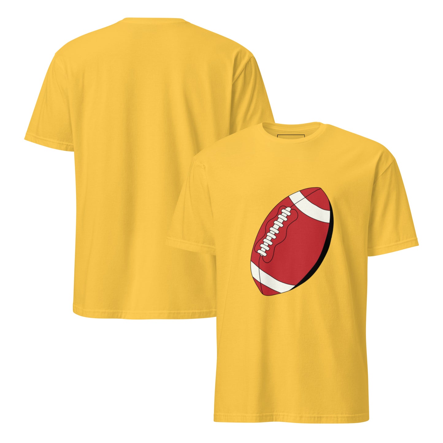 T-shirt pour homme à col rond, manches courtes – 100% coton, motif imprimé – Ballon Américain