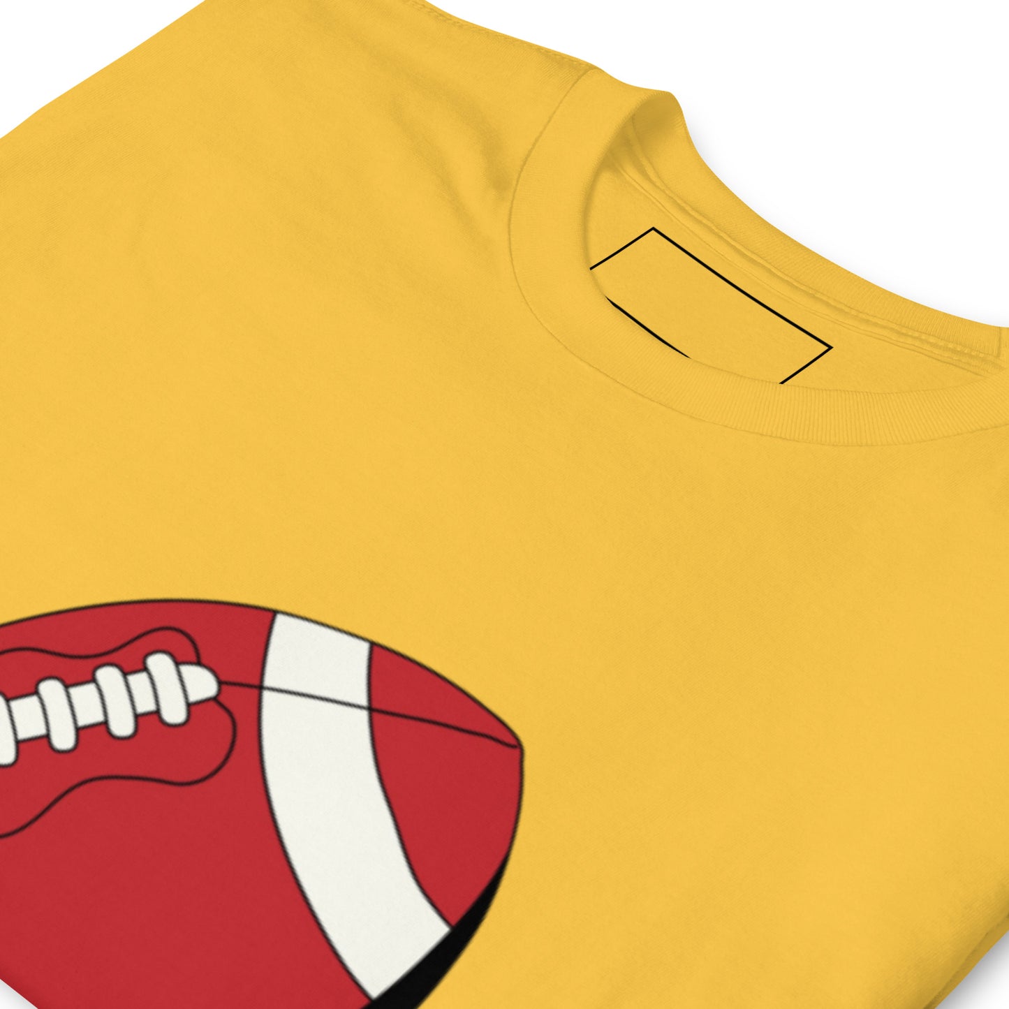 T-shirt pour homme à col rond, manches courtes – 100% coton, motif imprimé – Ballon Américain