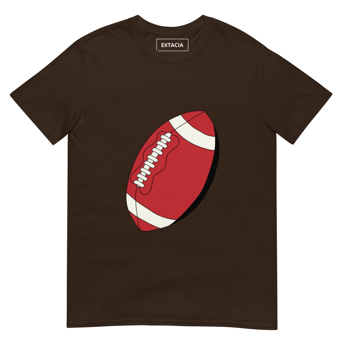 T-shirt pour homme à col rond, manches courtes – 100% coton, motif imprimé – Ballon Américain