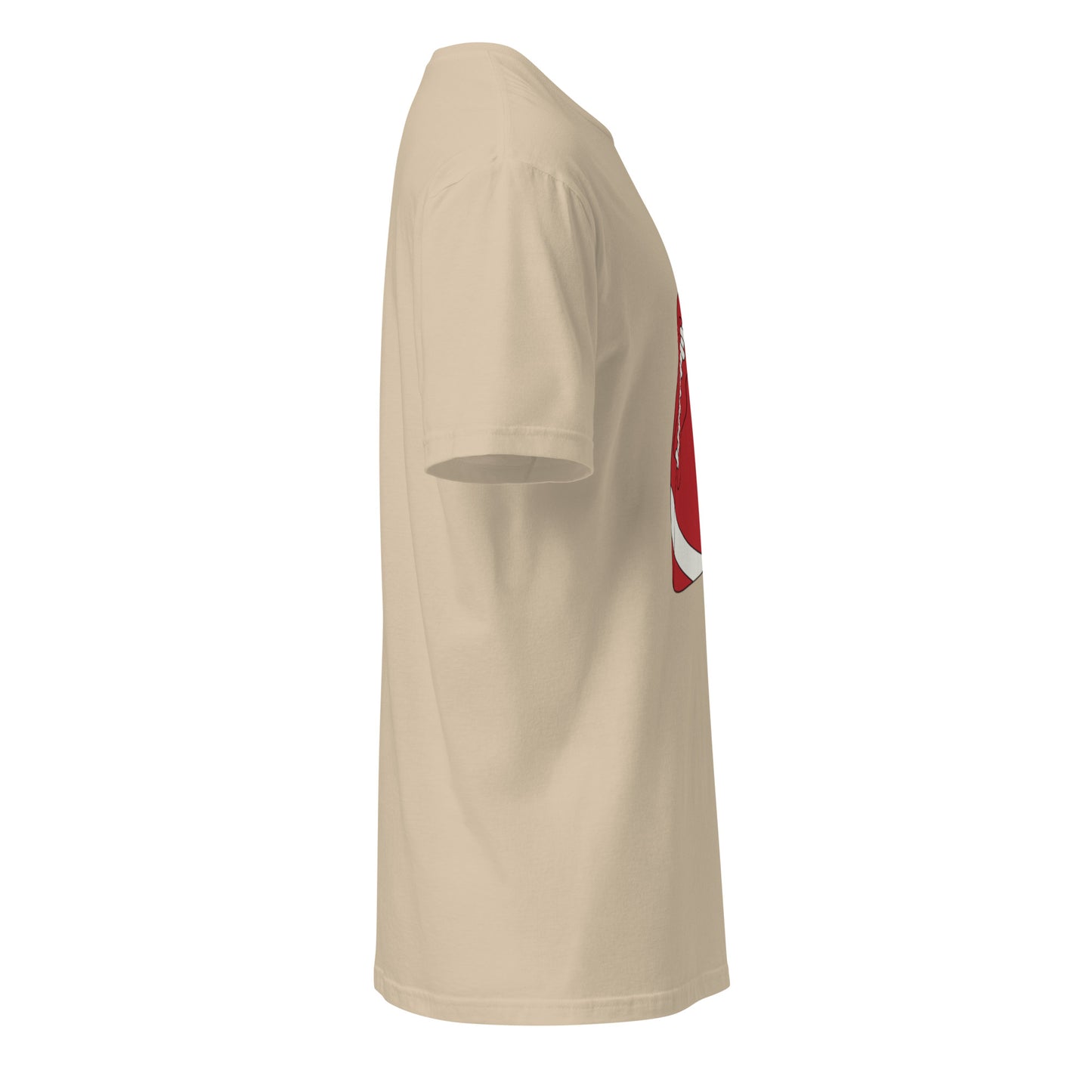 T-shirt pour homme à col rond, manches courtes – 100% coton, motif imprimé – Ballon Américain