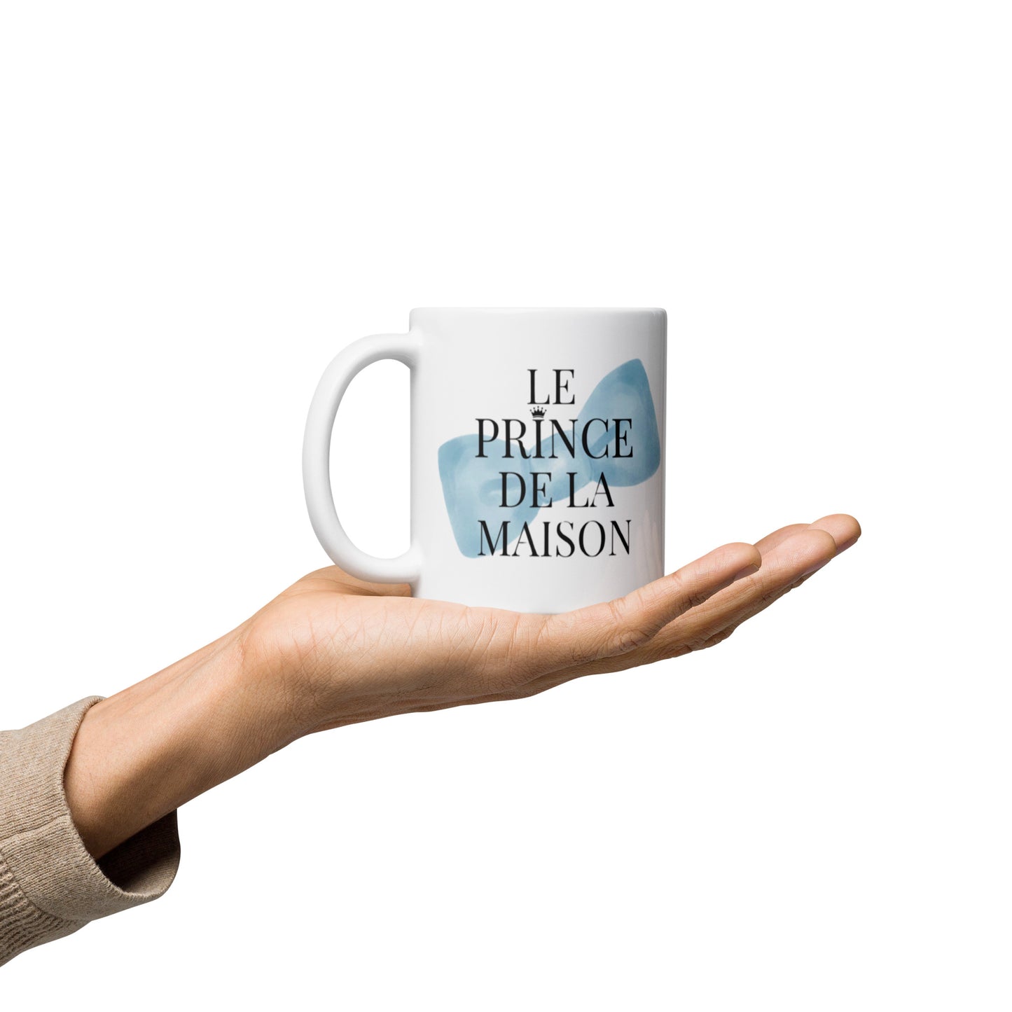 Mug en céramique – Blanc – Formats 11, 15, 20 oz, design élégant pour bureau & cuisine – Le Prince de la Maison