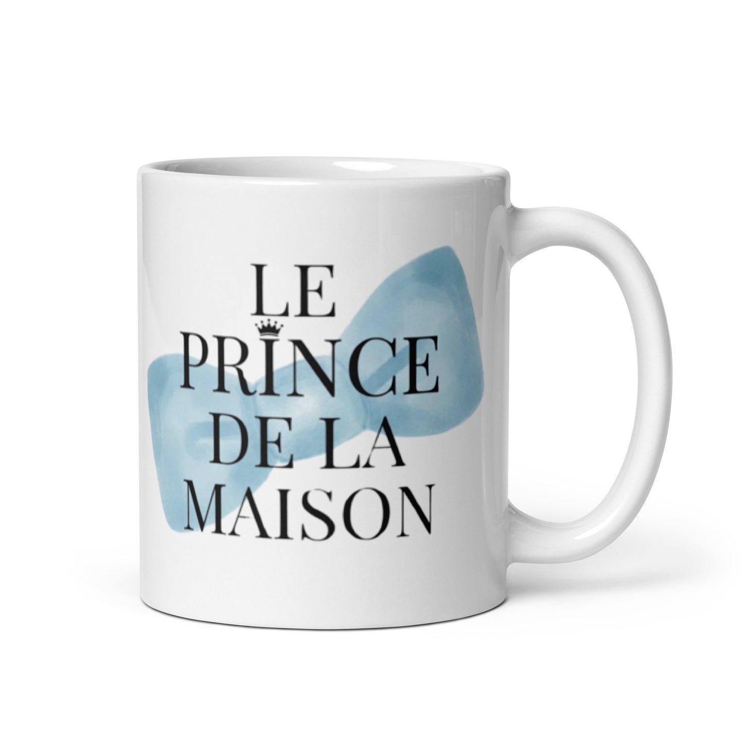 Mug en céramique – Blanc – Formats 11, 15, 20 oz, design élégant pour bureau & cuisine – Le Prince de la Maison