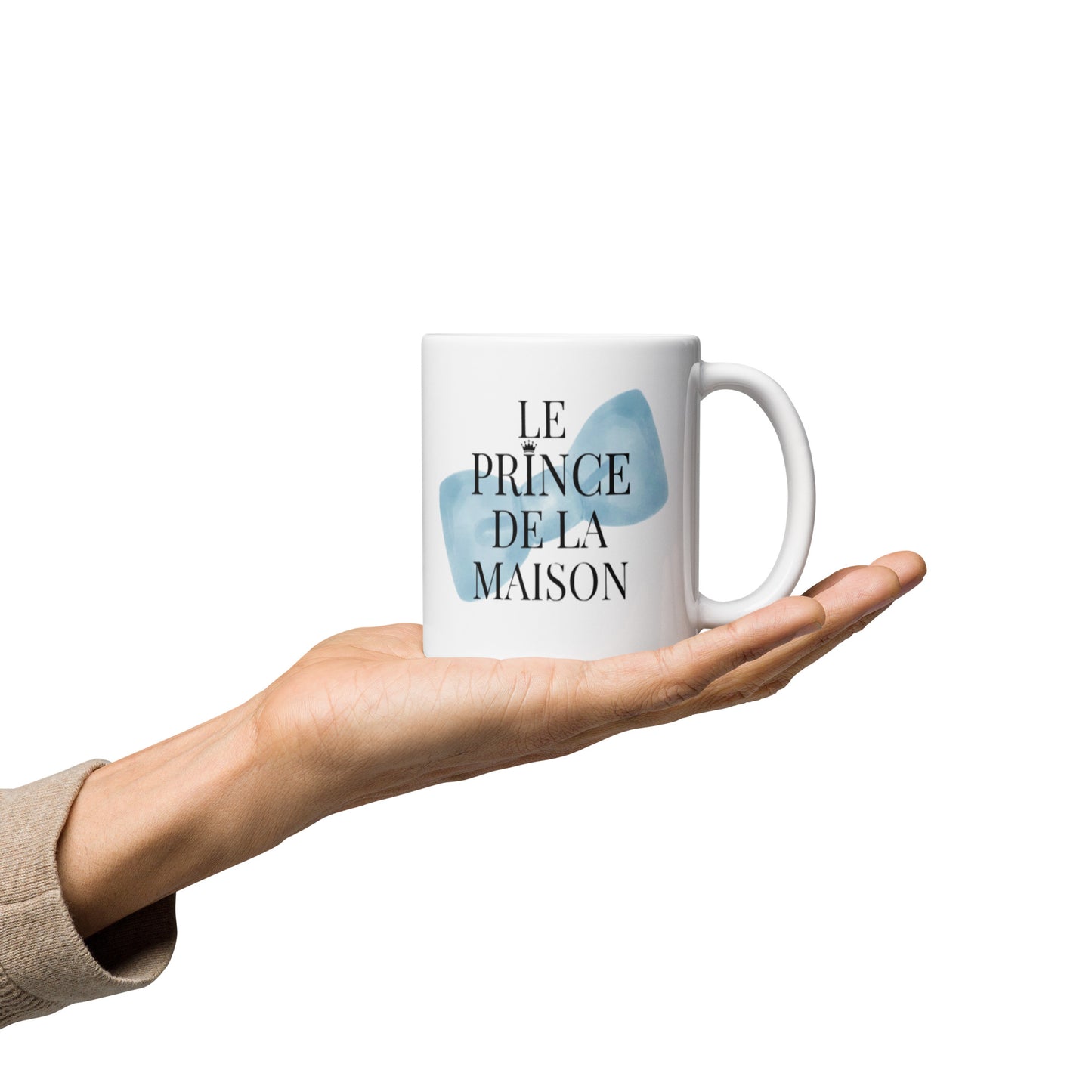 Mug en céramique – Blanc – Formats 11, 15, 20 oz, design élégant pour bureau & cuisine – Le Prince de la Maison