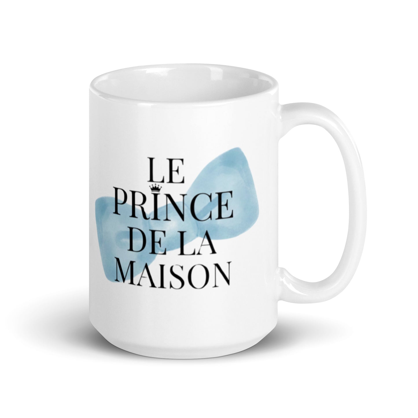 Mug en céramique – Blanc – Formats 11, 15, 20 oz, design élégant pour bureau & cuisine – Le Prince de la Maison