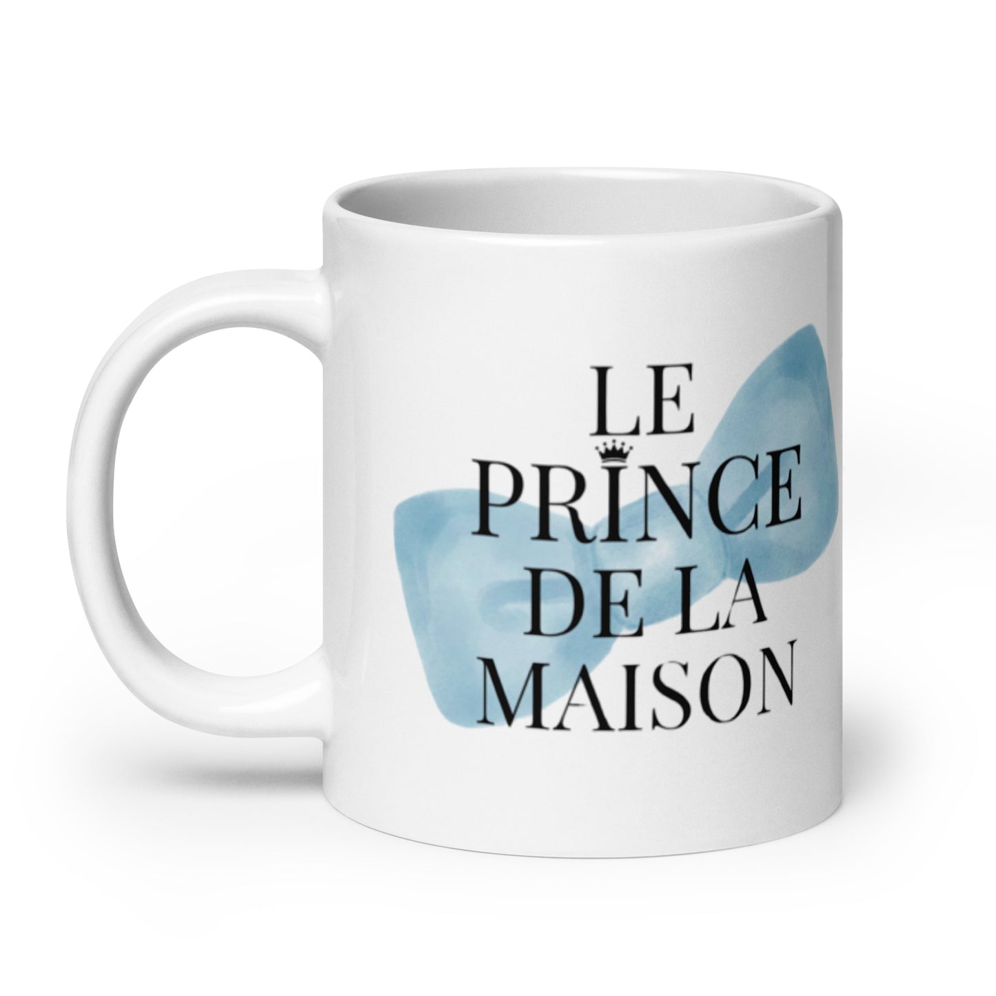 Mug en céramique – Blanc – Formats 11, 15, 20 oz, design élégant pour bureau & cuisine – Le Prince de la Maison