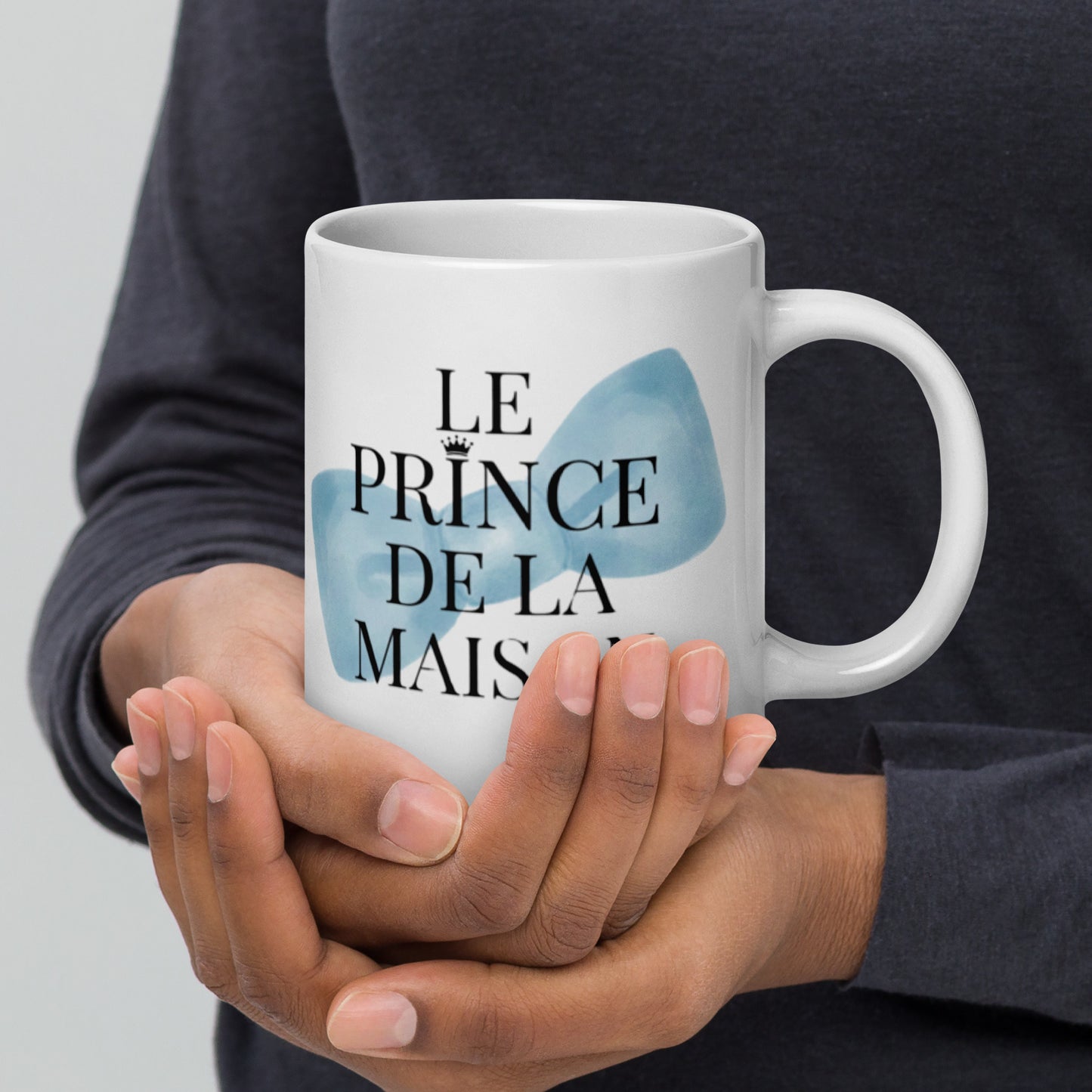Mug en céramique – Blanc – Formats 11, 15, 20 oz, design élégant pour bureau & cuisine – Le Prince de la Maison
